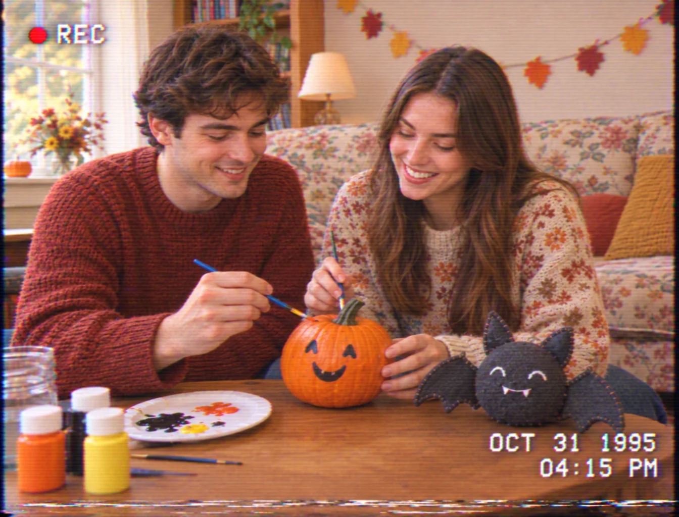 Cozy pumpkin home video