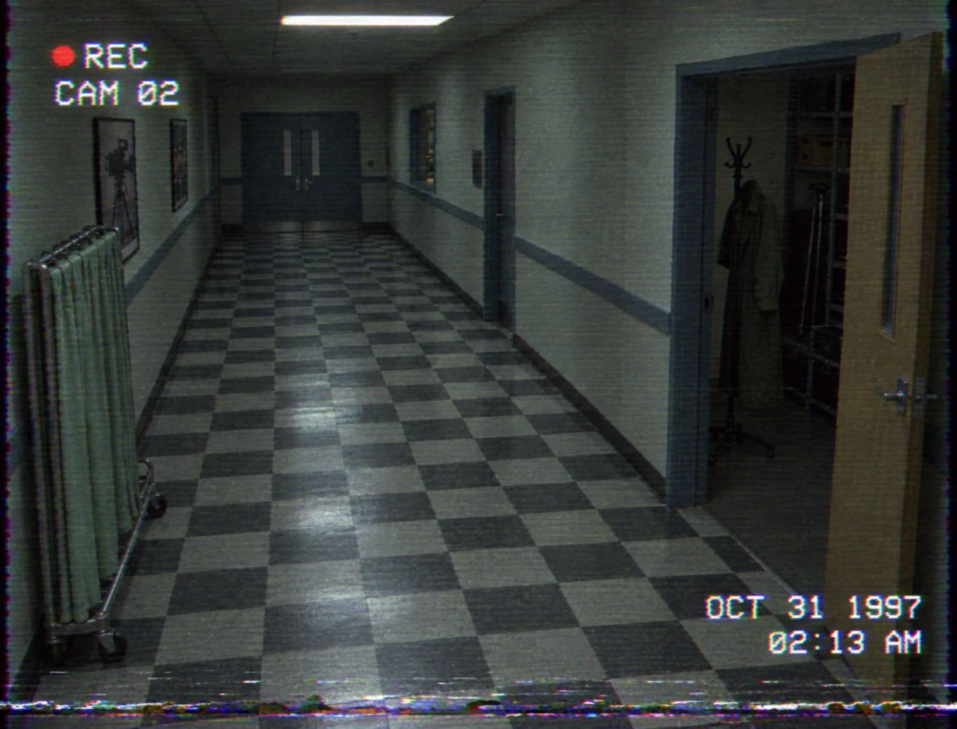 After-hours corridor tape