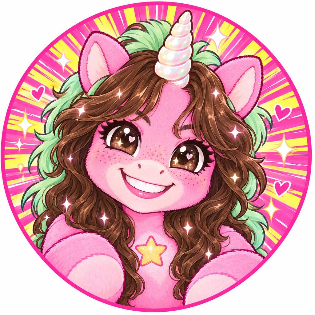 Glitter fan-art avatar
