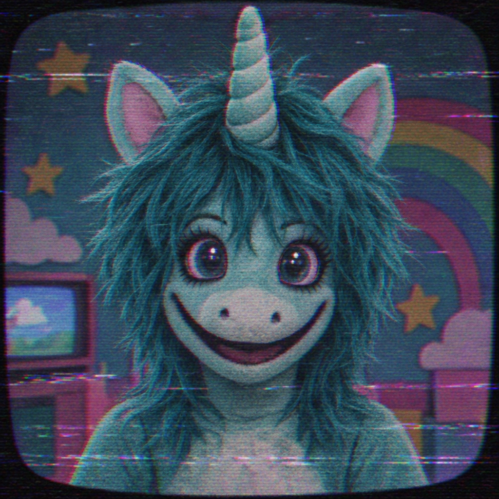 VHS analog-horror avatar
